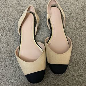 Zara Beige Flats
